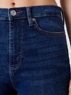 French Connection Trousers|Jeans-Stretch Denim Cigarette Fit Full Length Jeans 34 Inch