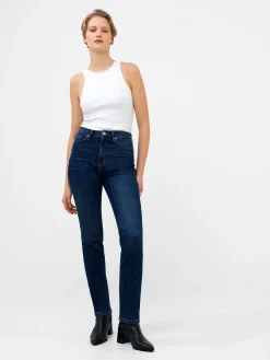 French Connection Trousers|Jeans-Stretch Denim Cigarette Fit Full Length Jeans 34 Inch