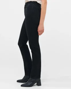 French Connection Trousers|Jeans-Stretch Denim Cigarette Fit High Waisted Jeans 34 Inch
