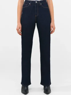 French Connection Trousers|Jeans-Stretch Denim Wide Flare Full Length Jeans 34 Inch