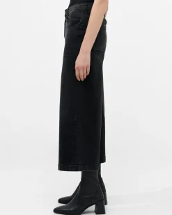French Connection Jeans & A Nice Top-Stretch Denim Wide Leg Culottes 25 Inch