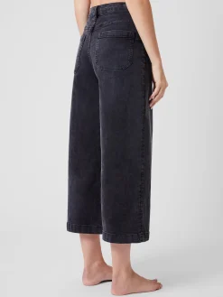 French Connection Jeans & A Nice Top-Stretch Denim Wide Leg Culottes 25 Inch