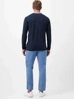 French Connection T-Shirts & Polo Shirts-Stretch Jersey Long Sleeve T-Shirt