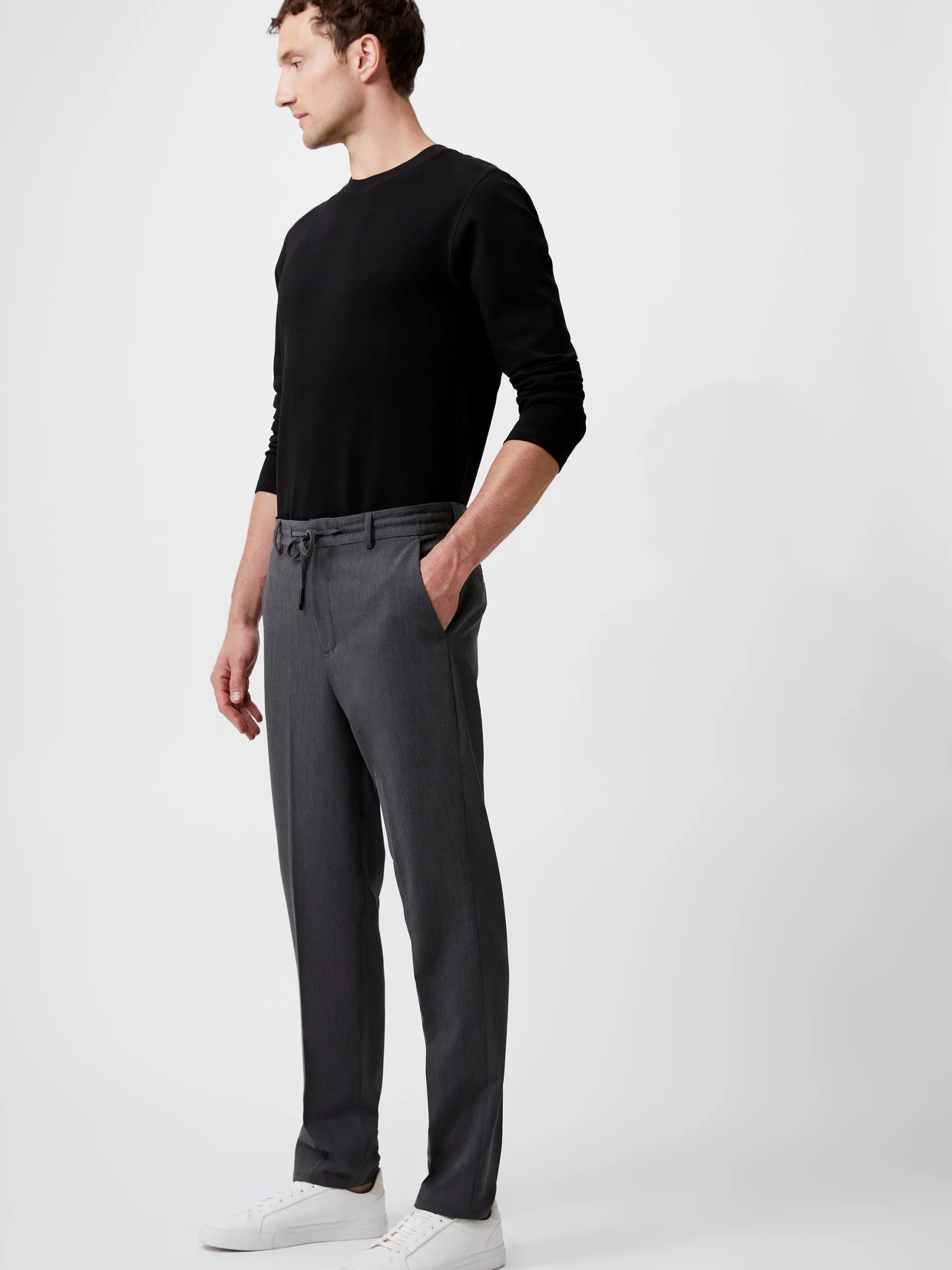French Connection Trousers-Stretch Knitted Trousers