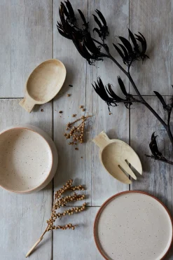 French Connection Home Accessories|Tableware-Sun Bleach Wooden Salad Server