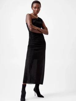 French Connection Dresses|Maxi Dresses-Talitha Plisse One Shoulder Maxi Dress