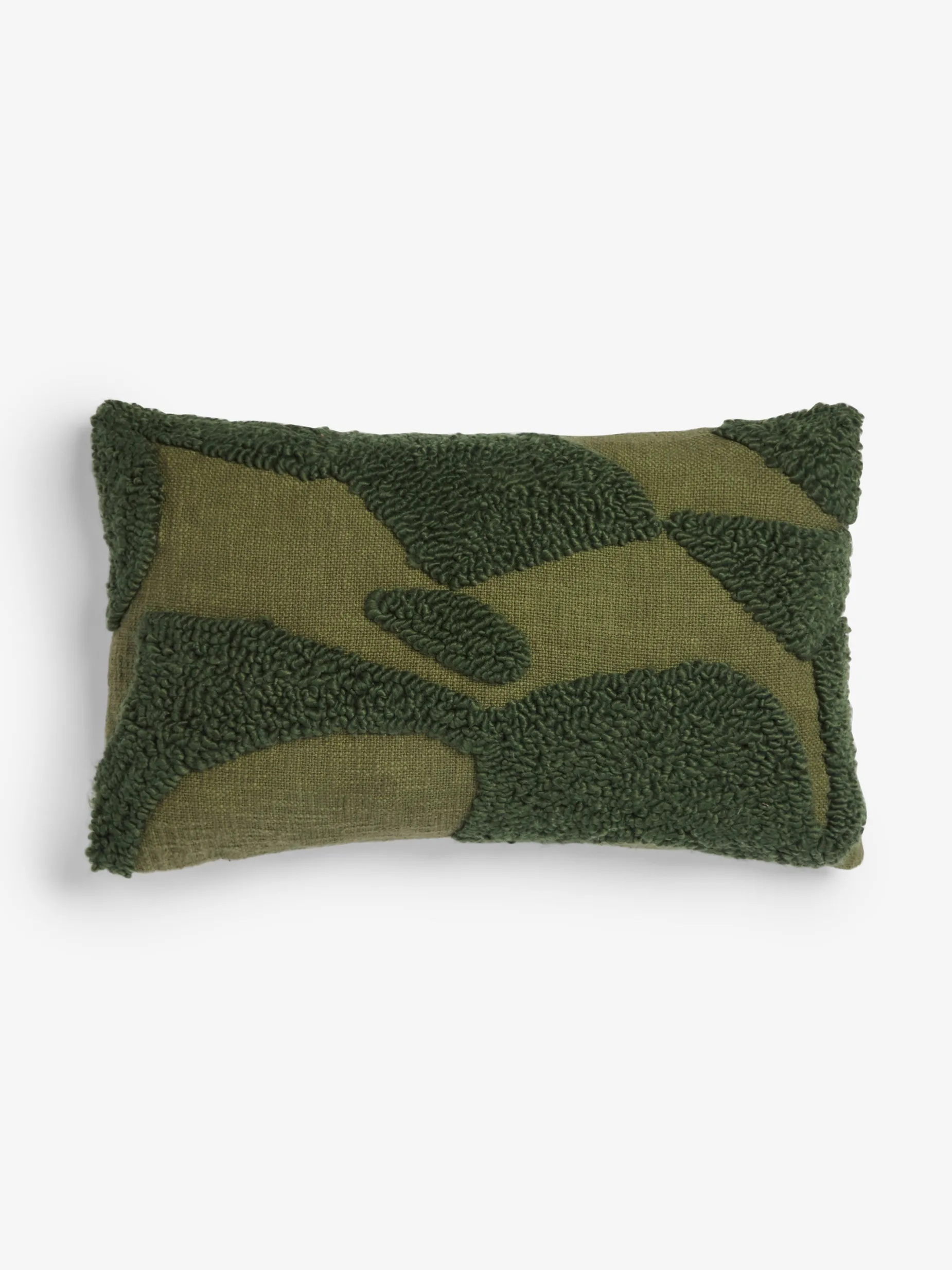 French Connection Cushions-Tangelo Tufted Olive Cushion