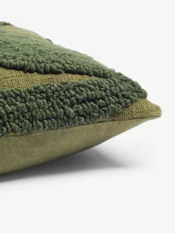 French Connection Cushions-Tangelo Tufted Olive Cushion