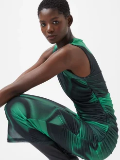 French Connection Party Dresses-Tarissa Mesh Sleeveless Maxi Dress