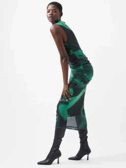 French Connection Party Dresses-Tarissa Mesh Sleeveless Maxi Dress