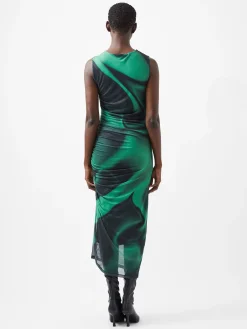 French Connection Party Dresses-Tarissa Mesh Sleeveless Maxi Dress