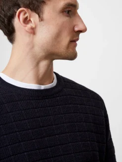 French Connection Knitwear-Textured Crew Neck Jumper