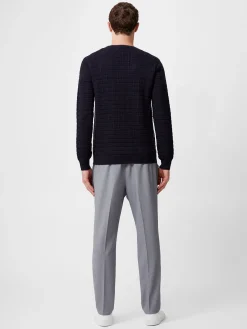 French Connection Knitwear-Textured Crew Neck Jumper