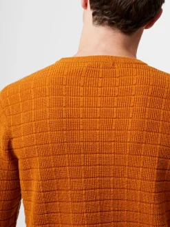 French Connection Knitwear-Textured Crew Neck Jumper