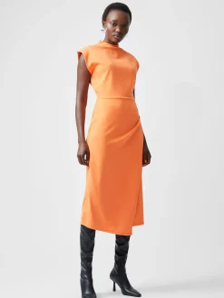 French Connection Dresses|Midi Dresses-Textured Jersey Dress