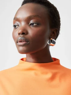 French Connection Dresses|Midi Dresses-Textured Jersey Dress