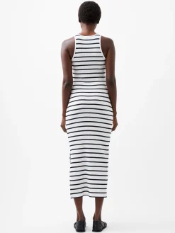 French Connection Maxi Dresses-Tommy Rib Stripe Racer Back Dress