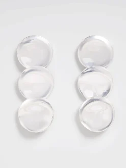 Women French Connection Jewellery|Jewellery-Triple Circle Drop Earrings