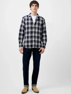 French Connection Shirts-Unbrushed Flannel Check Shirt