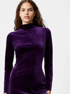 French Connection Party Dresses-Velvet Turtleneck Dress