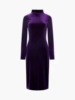French Connection Party Dresses-Velvet Turtleneck Dress