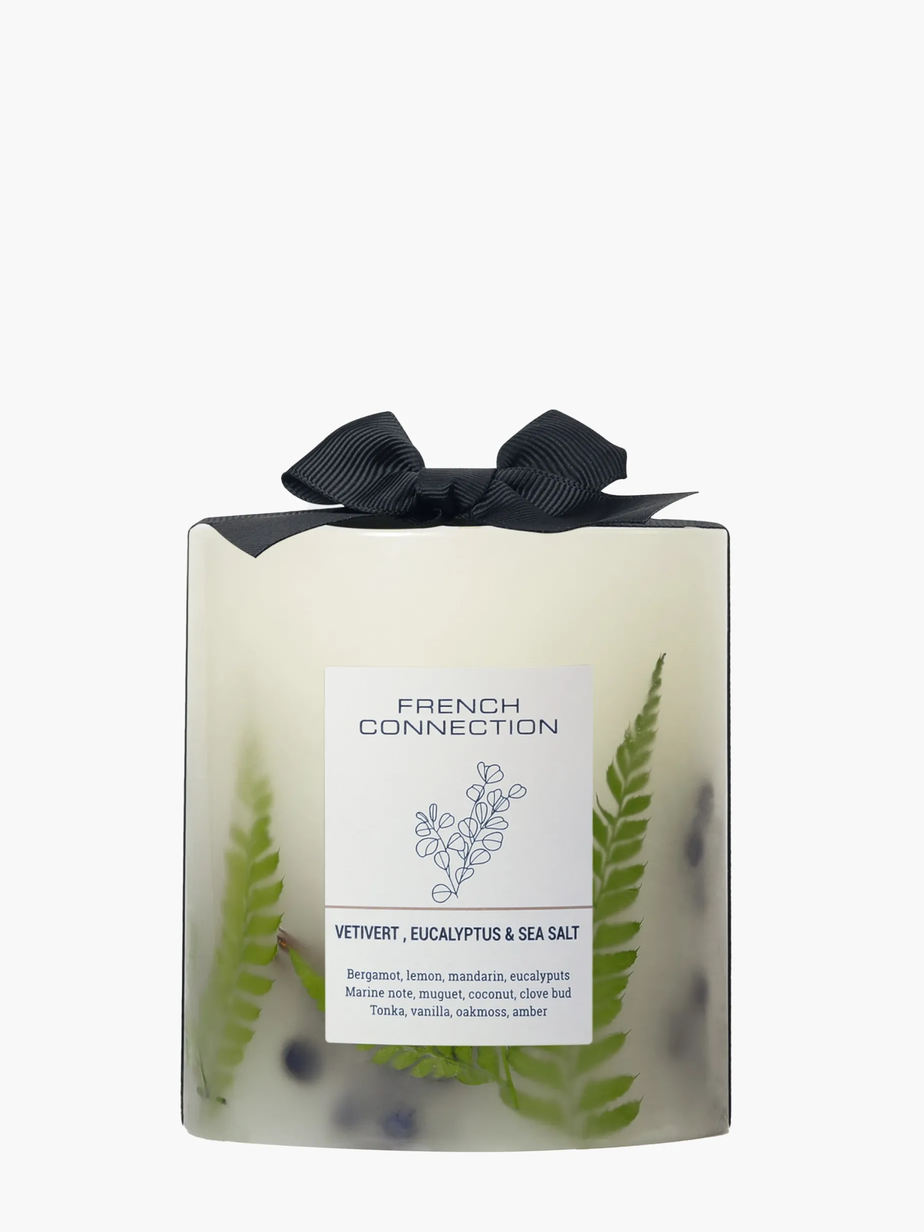 French Connection Home Accessories-, Eucalyptus & Sea Salt Botanical Candle
