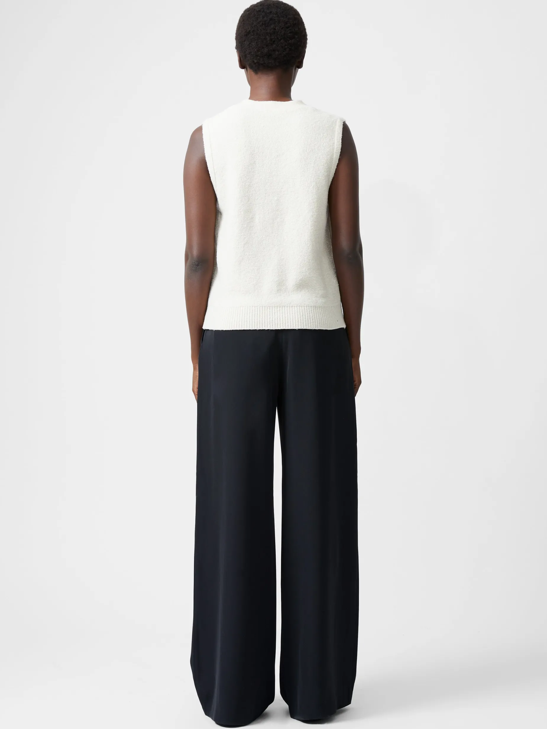 French Connection Jumpers & Cardigans-Vhari Recycled Button Down Vest