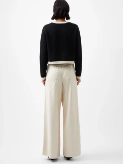 French Connection Jumpers & Cardigans-Vhari Recycled Contrast Cardigan