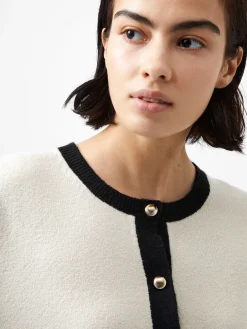 French Connection Jumpers & Cardigans-Vhari Recycled Contrast Cardigan