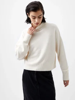 French Connection Jumpers & Cardigans-Vhari Recycled Grown On Neck Jumper