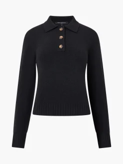 French Connection Jumpers & Cardigans-Vhari Recycled Long Sleeve Button Up Jumper