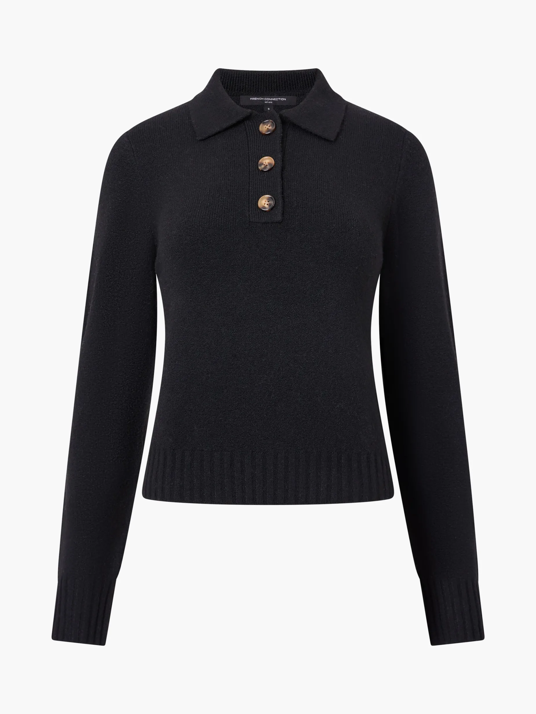 French Connection Jumpers & Cardigans-Vhari Recycled Long Sleeve Button Up Jumper