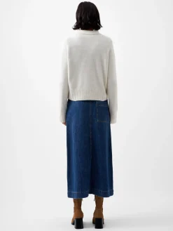 French Connection Jumpers & Cardigans-Vhari Recycled Long Sleeve Button Up Jumper