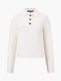 French Connection Jumpers & Cardigans-Vhari Recycled Long Sleeve Button Up Jumper