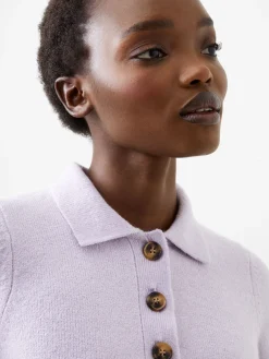 French Connection Jumpers & Cardigans-Vhari Recycled Long Sleeve Button Up Jumper