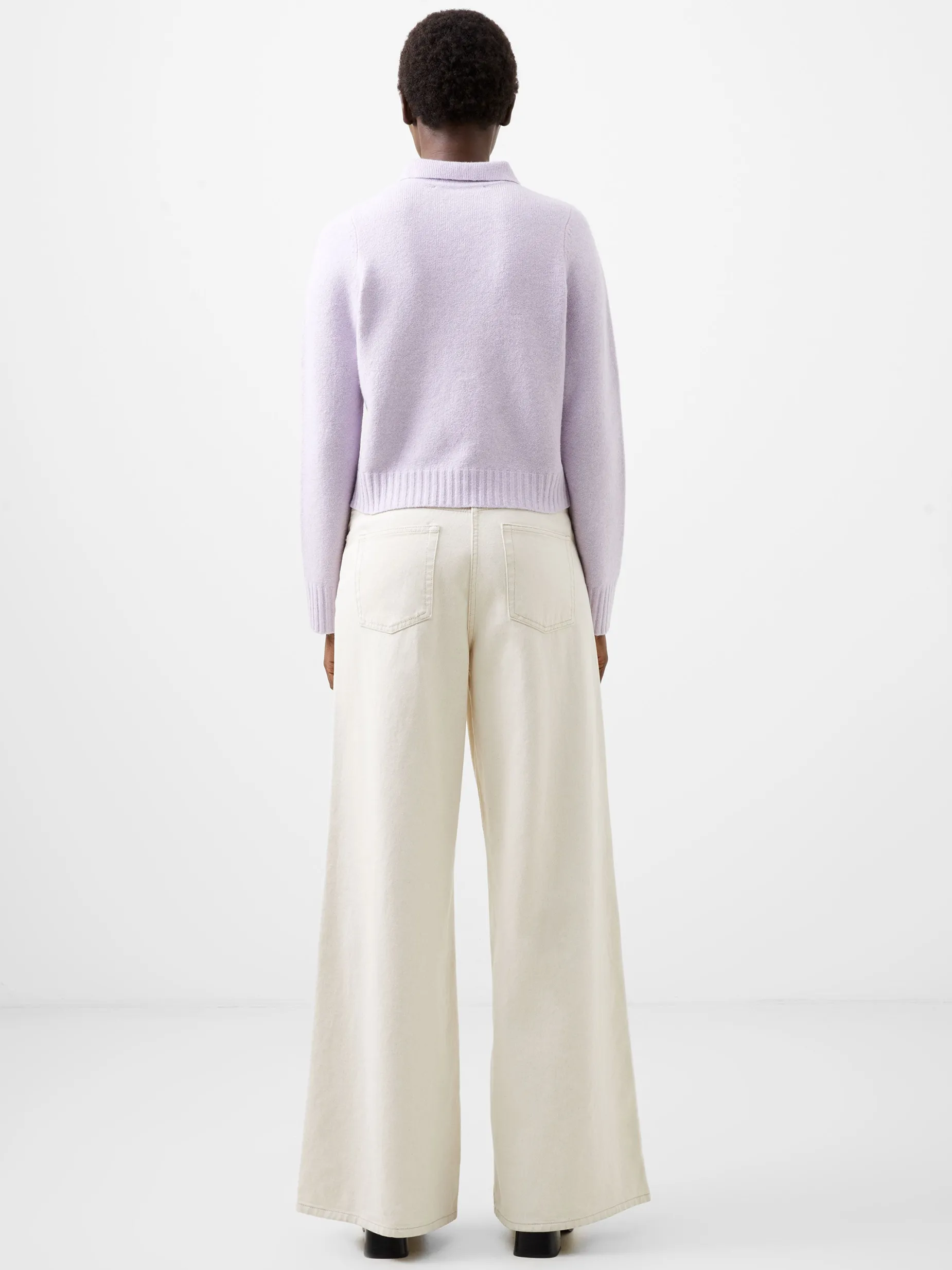 French Connection Jumpers & Cardigans-Vhari Recycled Long Sleeve Button Up Jumper