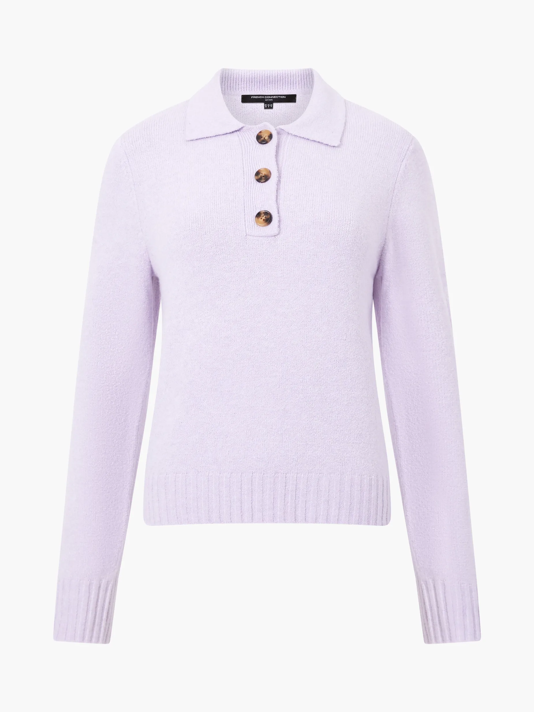 French Connection Jumpers & Cardigans-Vhari Recycled Long Sleeve Button Up Jumper