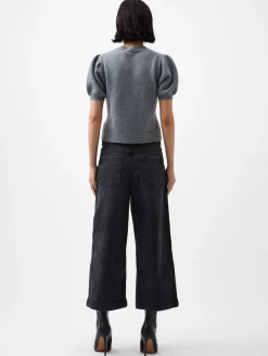 French Connection Jumpers & Cardigans-Vhari Recycled Puff Sleeve Cardigan