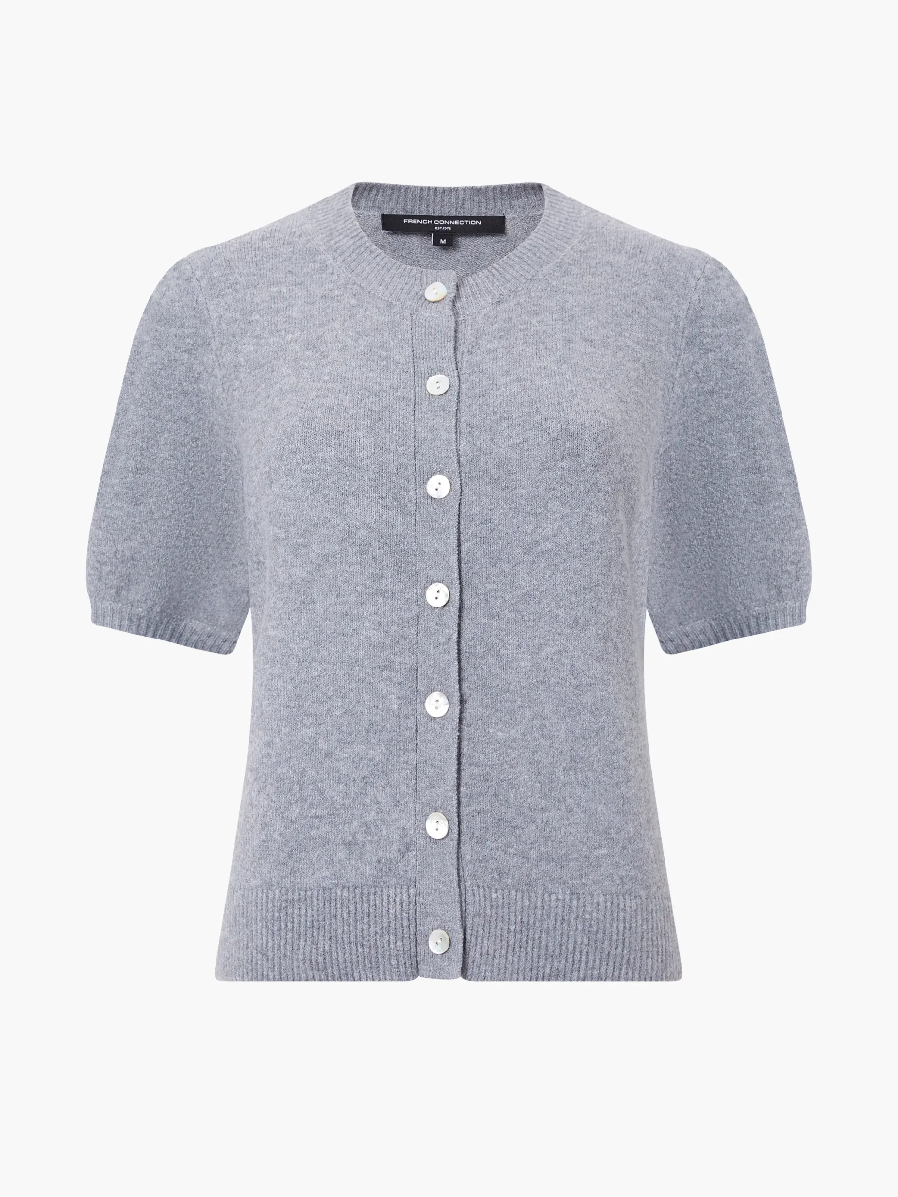 French Connection Jumpers & Cardigans-Vhari Recycled Puff Sleeve Cardigan