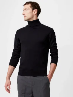 French Connection Knitwear-Viscose Blend Turtle Neck Jumper