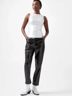 French Connection Tops|Jeans & A Nice Top-Vista Ribbed Foil Coated Tank Top