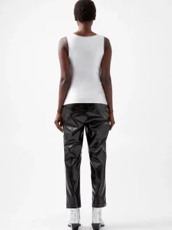 French Connection Tops|Jeans & A Nice Top-Vista Ribbed Foil Coated Tank Top