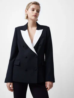 French Connection Coats & Jackets|Tailored Partywear-Whisper Double Breasted Blazer