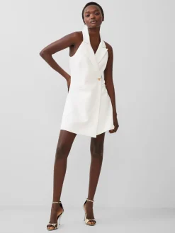 French Connection Party Dresses-Whisper Halter Blazer Mini Dress