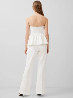 French Connection Co-Ords-Whisper Strapless Peplum Top