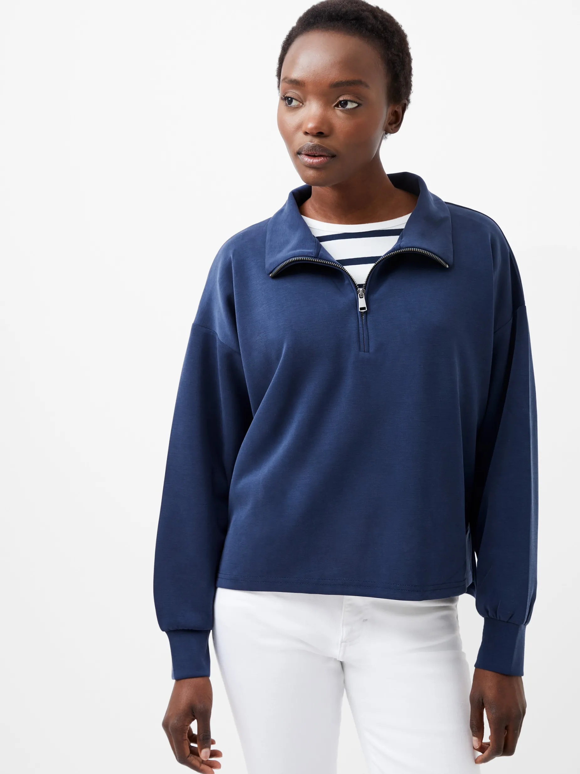 French Connection Jumpers & Cardigans|Co-Ords-Wren Half Zip Sweater