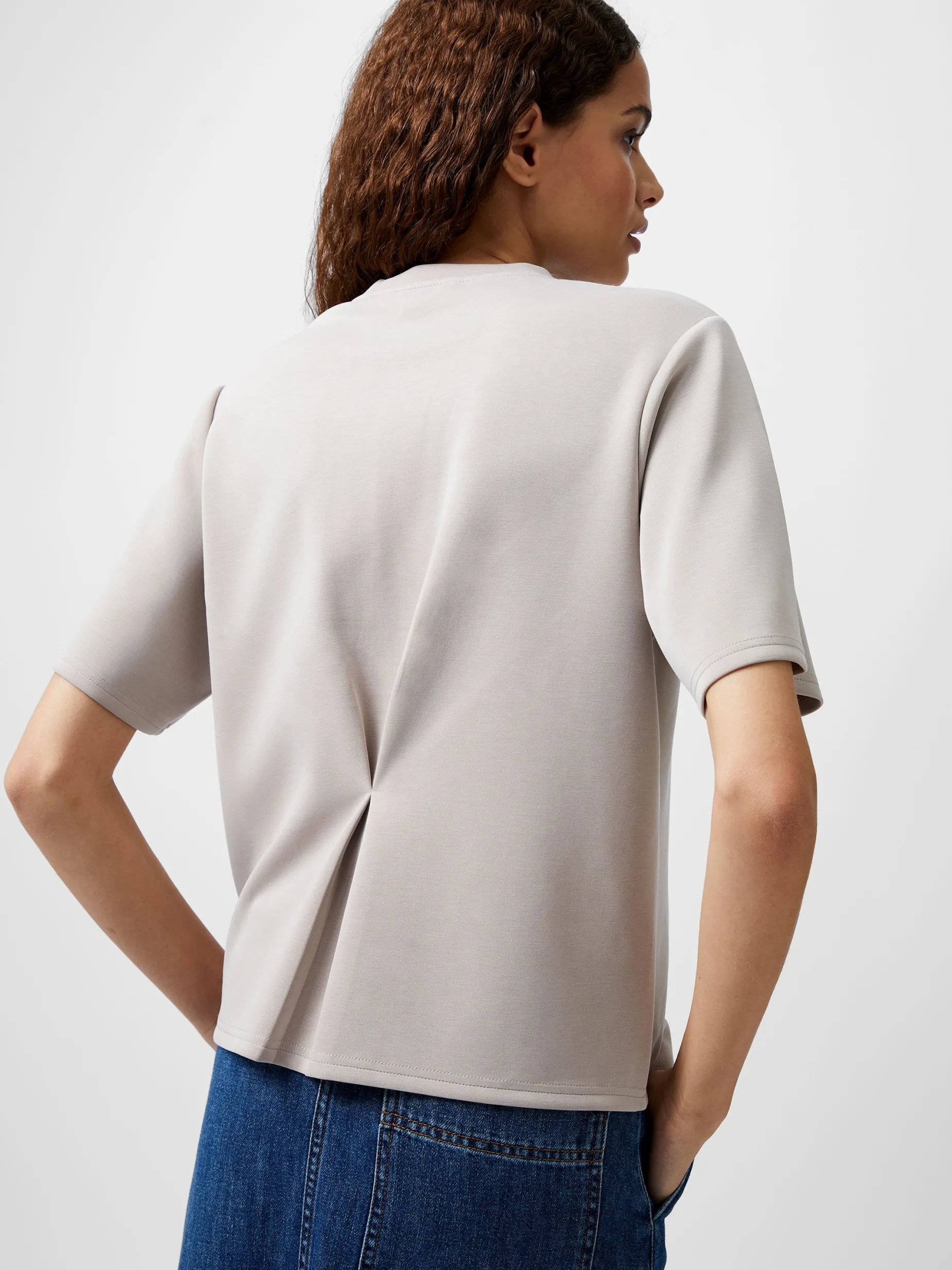 French Connection Tops|Co-Ords-Wren Short Sleeve Pinched T-Shirt
