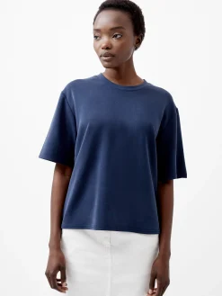 French Connection Tops-Wren Short Sleeve Pinched T-Shirt
