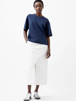 French Connection Tops-Wren Short Sleeve Pinched T-Shirt