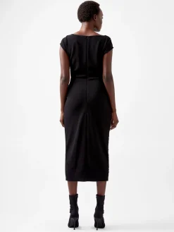 French Connection Dresses|Midi Dresses-Zanna Jersey Sequin Mix Midi Dress